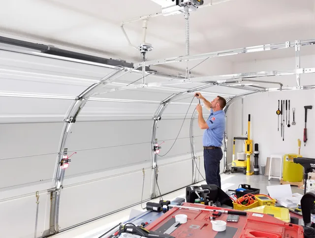 Garage door cable repair service by Port St. Lucie Garage Door Repair in Port St. Lucie